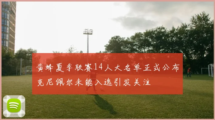 黄蜂夏季联赛14人大名单正式公布克尼佩尔未能入选引发关注